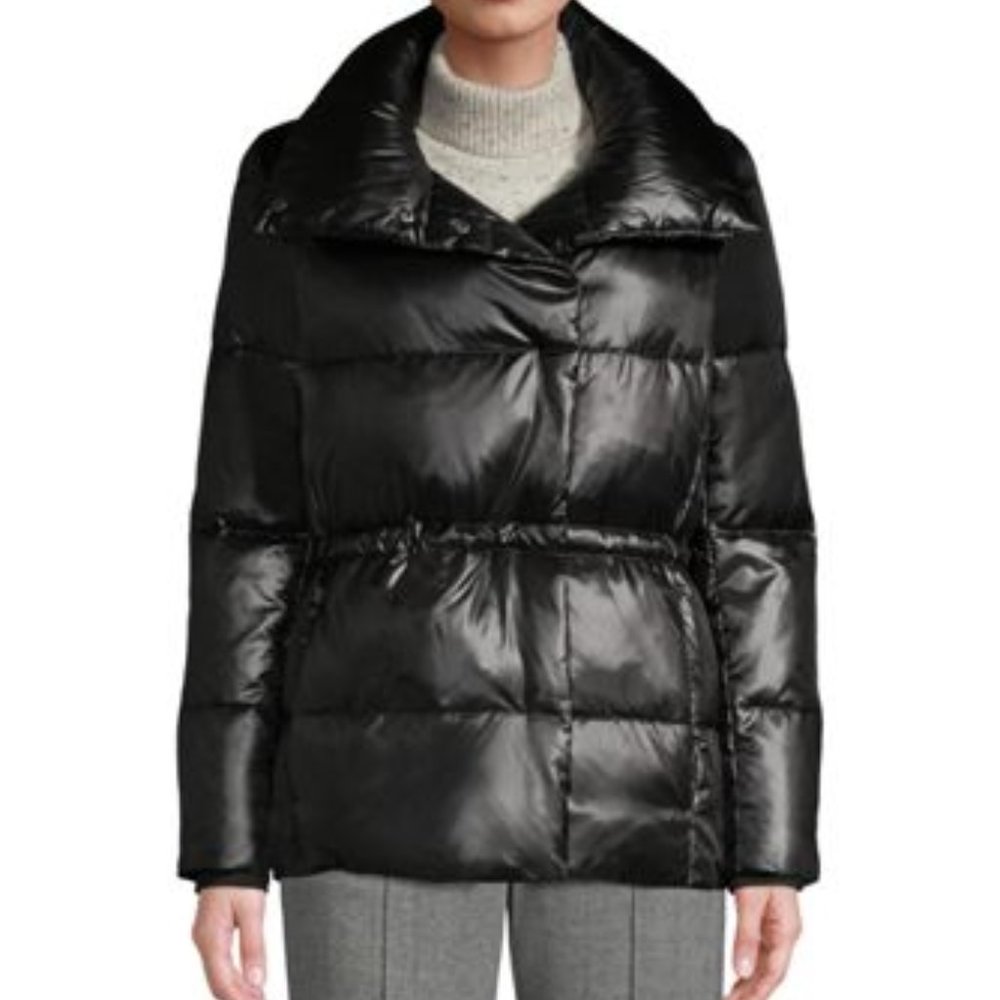 Lands end Women's Wrap Quilted Down Jacket